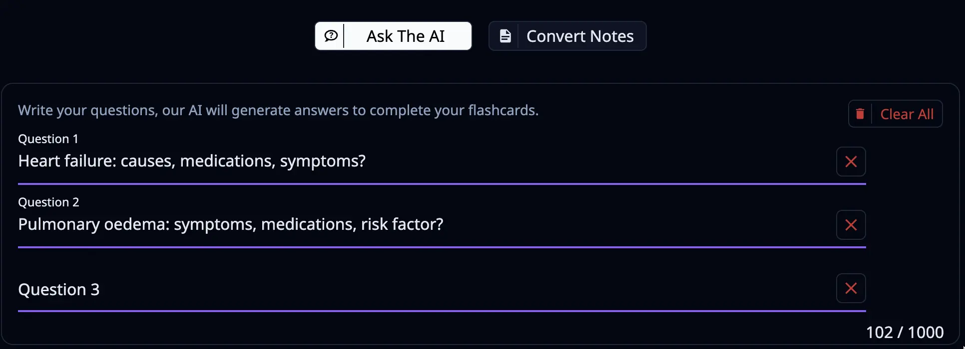 Ask the AI - AI Flashcard Maker